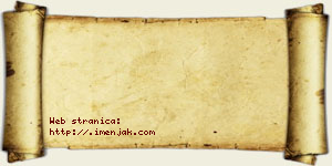 Nina Klincov vizit kartica